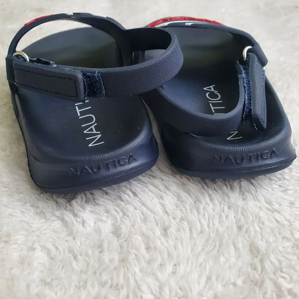 Nautica Toddler's boys sandals Size US 5 blue velcro closure nwot - Picture 8 of 10